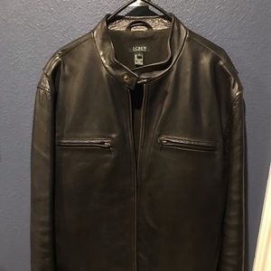 J Crew Leather Jacket XL
